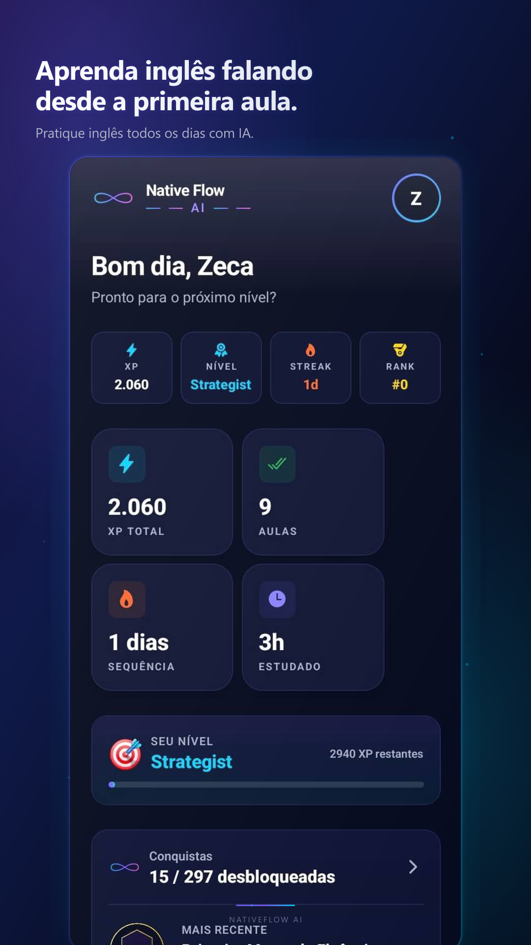 Dashboard NativeFlow AI