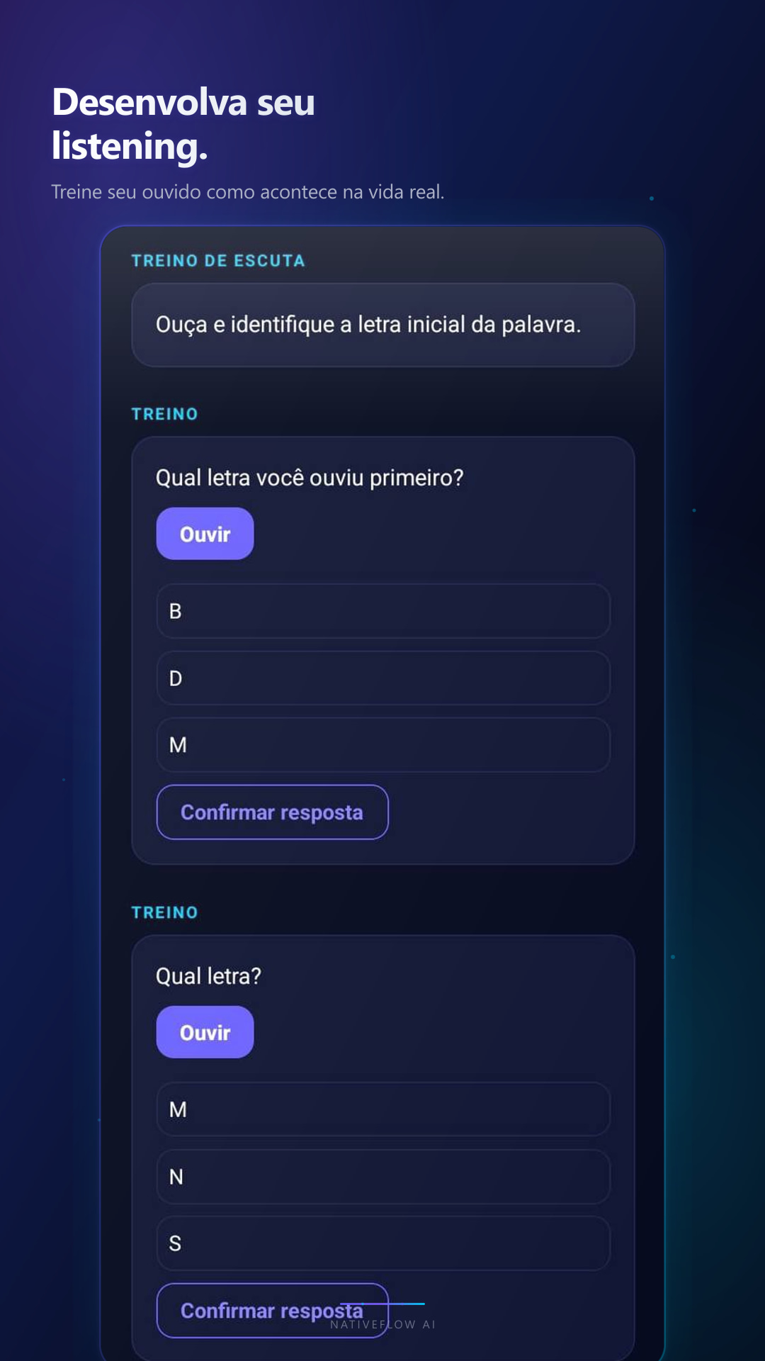 Treino auditivo